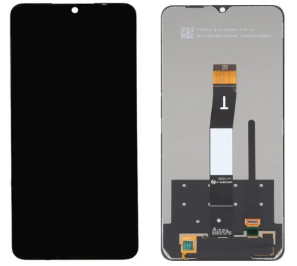 Tela Display Xiaomi Redmi 12C 22120RN86G Preto com Aro Original AMOLED